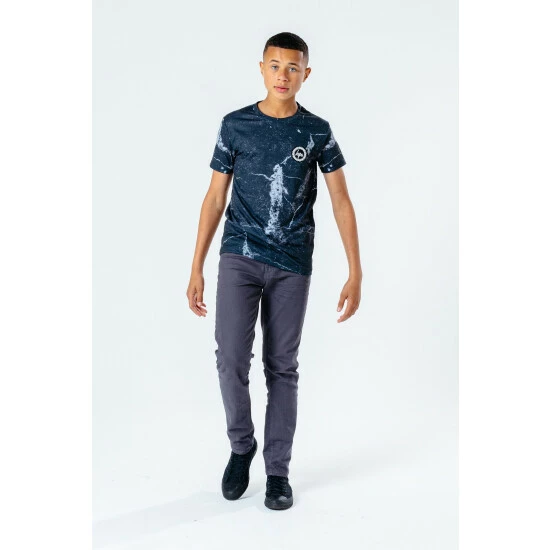 unnamed-file-1022.jpg Hype. Black Marble Print Repeat Back Logo Kids T-Shirt -Hype Shop unnamed file 1022