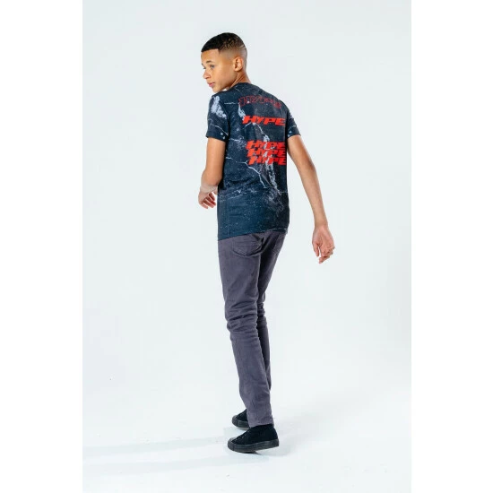 unnamed-file-1023.jpg Hype. Black Marble Print Repeat Back Logo Kids T-Shirt -Hype Shop unnamed file 1023