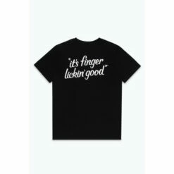 Hype. X KFC ‘It’s Finger Lickin’ Good’ Black T-Shirt -Hype Shop unnamed file 1028