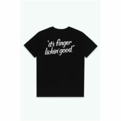 Hype. X KFC ‘It’s Finger Lickin’ Good’ Black T-Shirt -Hype Shop unnamed file 1032