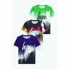 Hype Boys Blue, Multi, Green Drips T-Shirts Three Pack 2 Hype Boys Blue, Multi, Green Drips T-Shirts Three Pack -Hype Shop unnamed file 104
