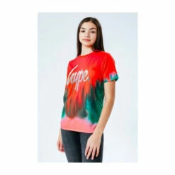 Hype. Pink Coral Wave Kids T-Shirt -Hype Shop unnamed file 1064