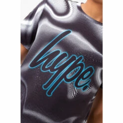 Hype. Boys Mono Line Wave Tape Outline Script Black T-Shirt 5 Hype. Boys Mono Line Wave Tape Outline Script Black T-Shirt -Hype Shop unnamed file 1102