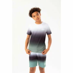 Hype. Boys Fade Script Black T-Shirt