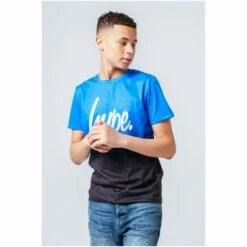 Hype. Boys Fade Script T-Shirt Yellow -Hype Shop unnamed file 1114