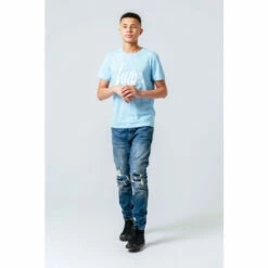 Hype. Kids Sky Blue T-Shirt -Hype Shop unnamed file 1117
