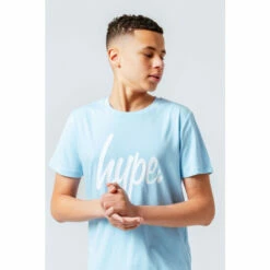 Hype. Kids Sky Blue T-Shirt -Hype Shop unnamed file 1119