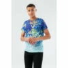 Hype. Blue Tag Fade T-Shirt -Hype Shop unnamed file 1133
