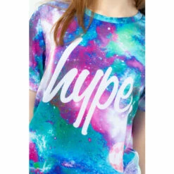 Hype. Blue Tiny Pastel Moons T-Shirt -Hype Shop unnamed file 1143