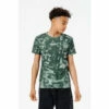 Hype. Boys Khaki Green Bubble Smudge Scribble T-Shirt -Hype Shop unnamed file 1152