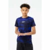 Hype. Boys Blue Pixle Camo Scribble T-Shirt -Hype Shop unnamed file 1178