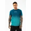 Hype. Teal Blue Speckle Fade Scribble T-Shirt -Hype Shop unnamed file 1206