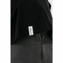 Hype. Black Leopard Label Boxy T-Shirt -Hype Shop unnamed file 123