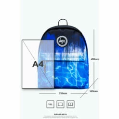 Hype. Blue Pool Drips Backpack -Hype Shop unnamed file 1234