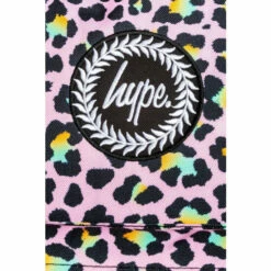 Hype. Pink Disco Leopard Backpack -Hype Shop unnamed file 1288