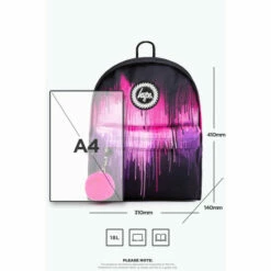 Hype. Pink Drip Backpack -Hype Shop unnamed file 1294