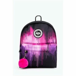 Hype. Pink Drip Backpack -Hype Shop unnamed file 1299