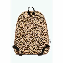 Hype. Orange Leopard Pom Pom Backpack -Hype Shop unnamed file 1314