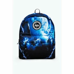 Hype. Blue Galaxy Lightning Backpack