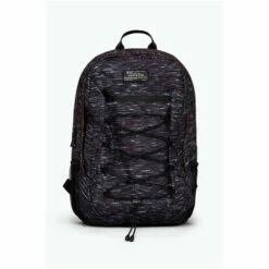 Hype. Black Space Dye Marl Maxi Backpack -Hype Shop unnamed file 1344