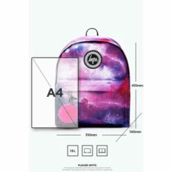 Hype. Purple Galaxy Backpack -Hype Shop unnamed file 1348