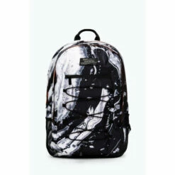 Hype. Black Mono Out Of Space Marble Maxi Backpack
