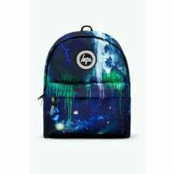Hype. Blue Lightning Drip Backpack