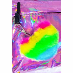 Hype. Pink Unicorn Holographic Backpack -Hype Shop unnamed file 1437