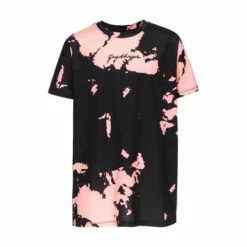Hype. Womens Black Tie Dye Justhype T-Shirt -Hype Shop unnamed file 144