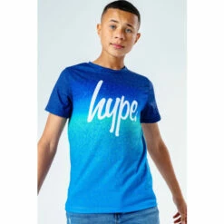 Hype. Kids Navy Blue Speckle Fade T-Shirt