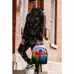 Hype. Red Multi Drip Backpack -Hype Shop unnamed file 1456