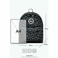 Hype Black Leopard Backpack -Hype Shop unnamed file 1475