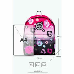 Hype. Pink Gradient Leopard Backpack -Hype Shop unnamed file 1541