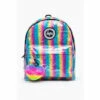 Hype. Pink Rainbow Gradient Gloss Backpack -Hype Shop unnamed file 1554