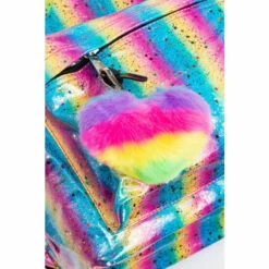 Hype. Pink Rainbow Gradient Gloss Backpack -Hype Shop unnamed file 1558