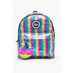 Hype. Pink Rainbow Gradient Gloss Backpack -Hype Shop unnamed file 1562