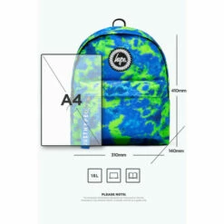 Hype. Blue Tie Dye Backpack -Hype Shop unnamed file 1585