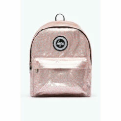 Hype. Pink Glitter Leopard Backpack