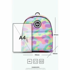Hype. Purple Candy Floss Camo Backpack -Hype Shop unnamed file 1609