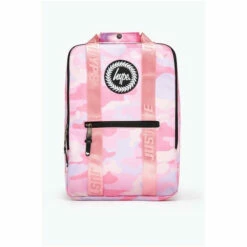Hype. Pink Camo Boxy Backpack -Hype Shop unnamed file 1637