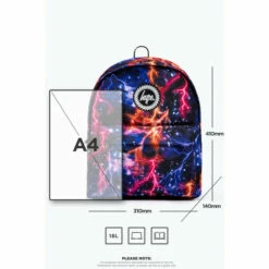 Hype Purple And Orange Lightning Backpack -Hype Shop unnamed file 1657
