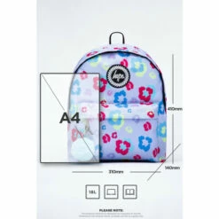 Hype. Blue Leopard Backpack -Hype Shop unnamed file 1681