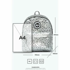 Hype. Grey Glitter Star Backpack -Hype Shop unnamed file 1693