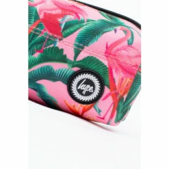 Hype. Pink Flamingo Rainforest Pencil Case -Hype Shop unnamed file 1728
