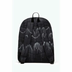 Hype. Black Mono Wave Drip Backpack -Hype Shop unnamed file 1744