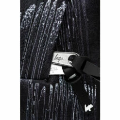Hype. Black Mono Wave Drip Backpack -Hype Shop unnamed file 1747