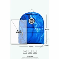 Hype. Blue Tonal Out Of Space Marbel Backpack -Hype Shop unnamed file 1767