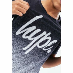 Hype. Blue Script Speckle Fade T-Shirt -Hype Shop unnamed file 178