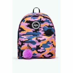 Hype. Purple Camo Backpack