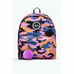 Hype. Purple Camo Backpack -Hype Shop unnamed file 1847